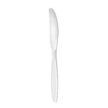 TISTHESEASON Solo Cup Extra-Heavy Polystyrene Knives - White, Guildware Design TI2187600